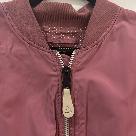 Alpha Industries Mauve Bomber Jacket - Picture 2 of 6